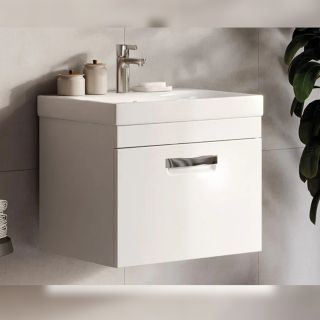 Тумба под раковину подвесная Velvex Estea tp.EST.MOD.60.1Y, 60 см